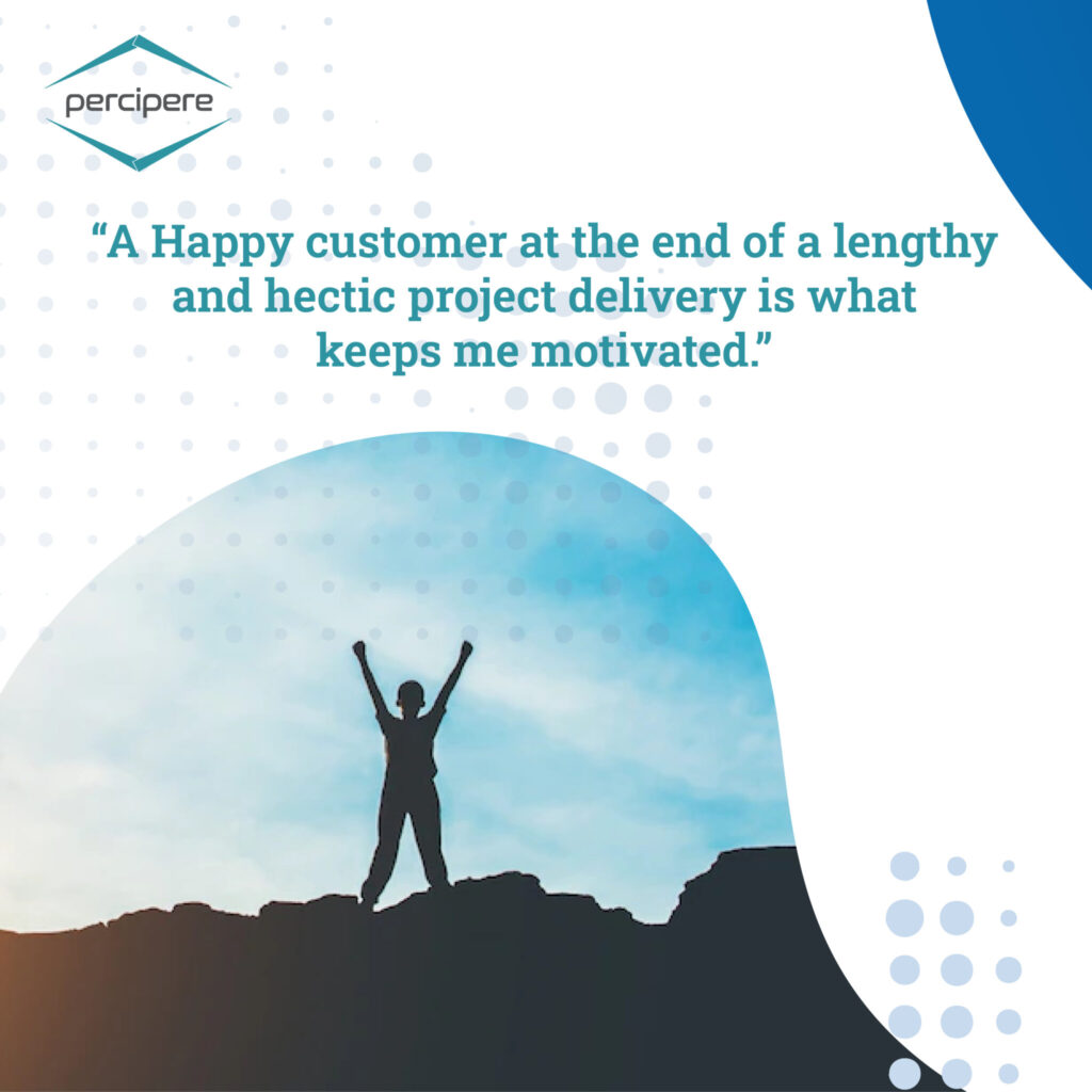 Percipere happy customer